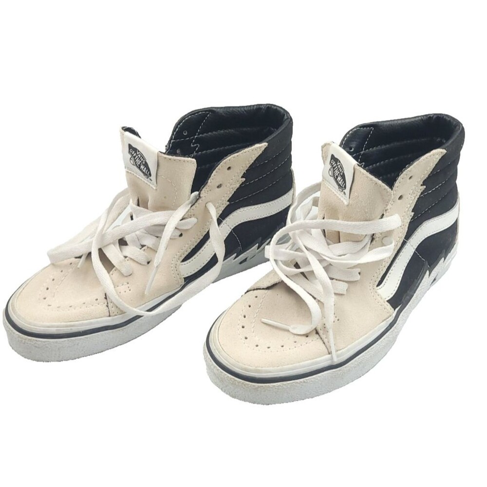 VANS Sk8 Hi Bolt Shoes Men 5 Womens 6.5 Suede Skate Sneakers